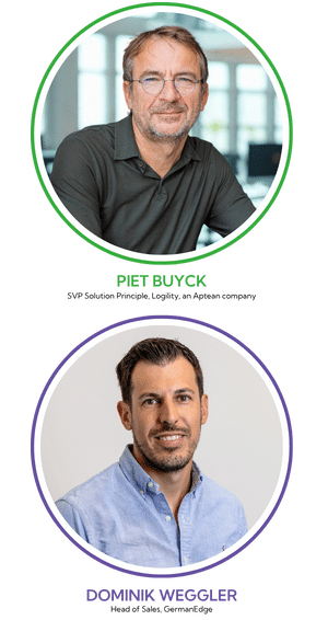 Speaker headshots Piet Buyck and Christian Von